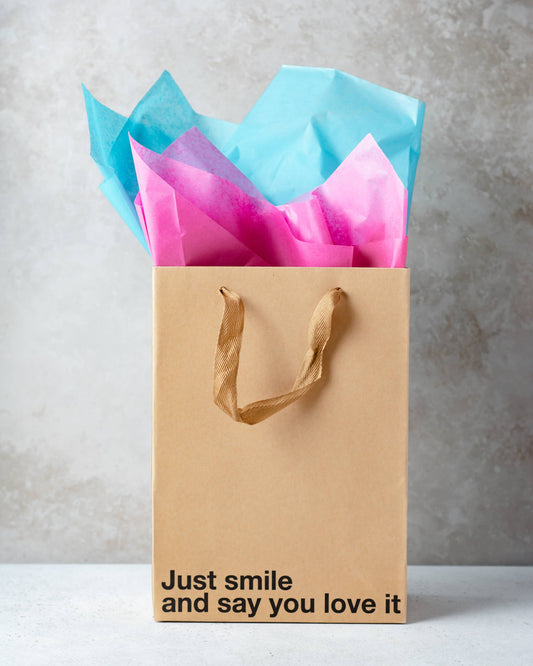 "Just Smile And Say You Love It" Gift Bag